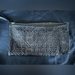 Alex and Ani Gabriel Fold Over Leather Clutch